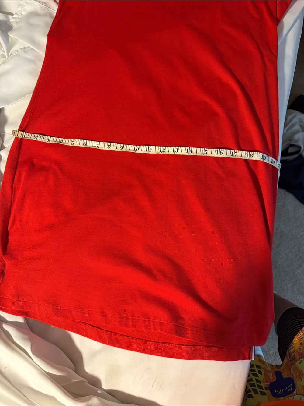 Tommy Hilfiger Bright Red Polo Shirt Dress - Picture 4 of 6
